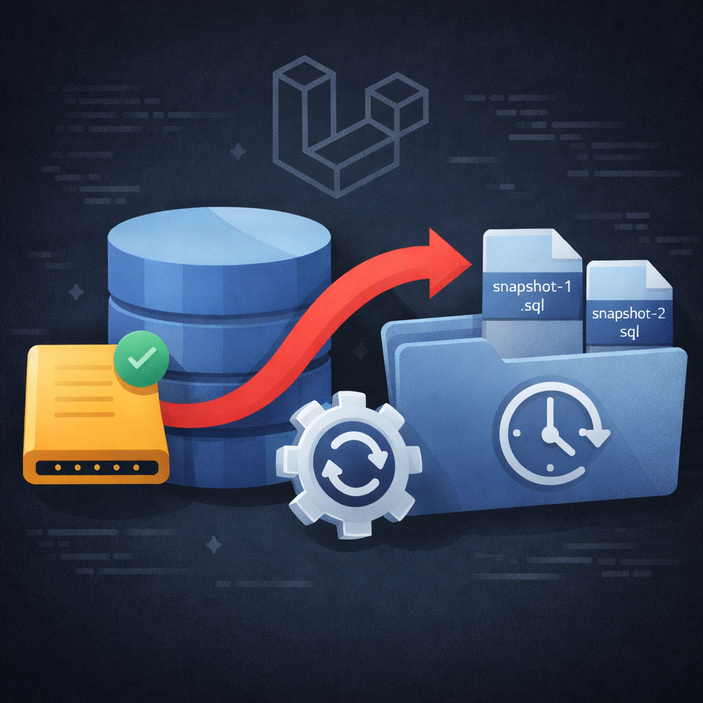 Laravel DB Snapshots: versiona y restaura tu base de datos fácilmente